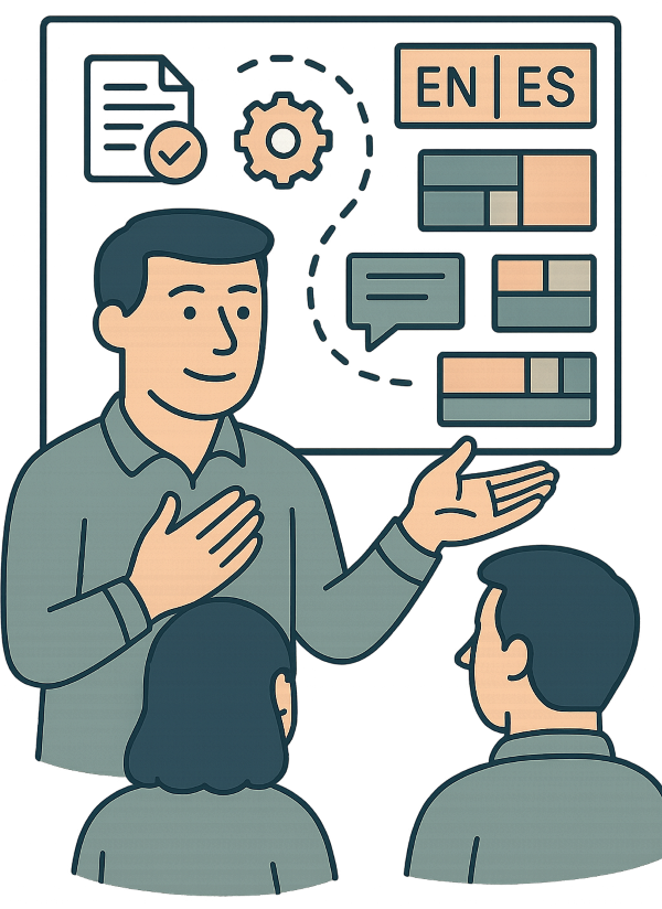 Formación interactiva y bilingüe