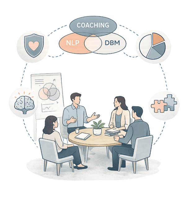 Nuestro enfoque: Coaching, PNL y DBM
